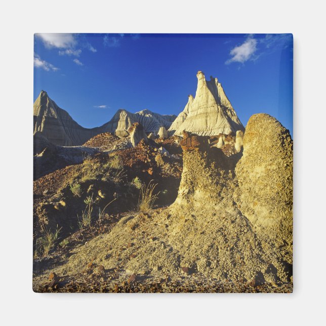 Badlands formations at Dinosaur Provincial Park 2 Magnet (Front)