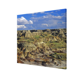 Badlands formations at Dinosaur Provincial Park 4 Canvas Print