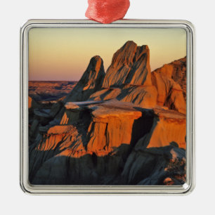 Badlands in Theodore Roosevelt National Park Metal Tree Decoration