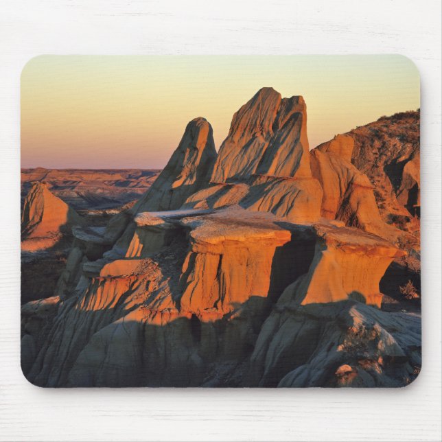 Badlands in Theodore Roosevelt National Park Mouse Mat (Front)