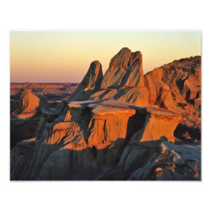 Badlands in Theodore Roosevelt National Park Photo Print