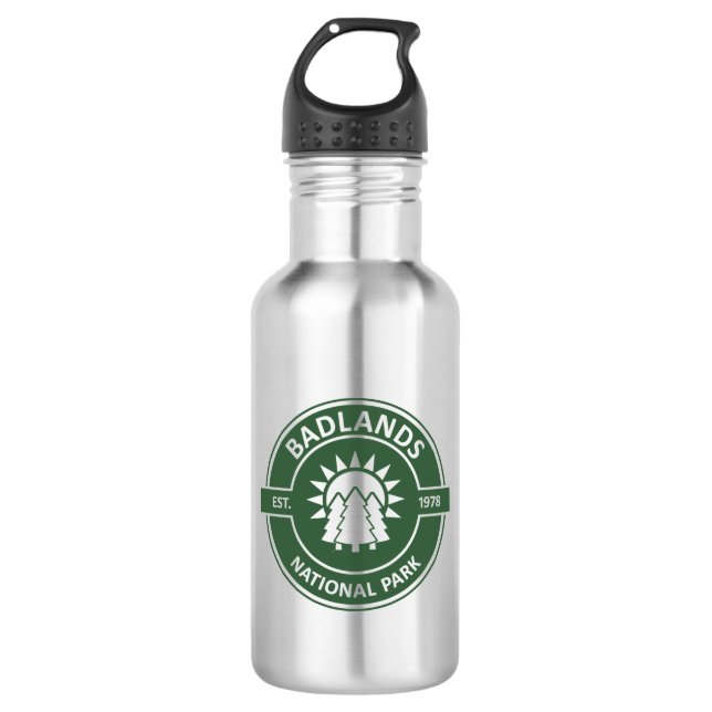 Badlands National Park 532 Ml Water Bottle (Front)