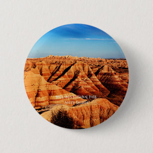 Badlands National Park 6 Cm Round Badge