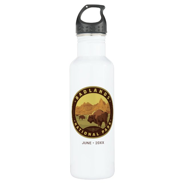 Badlands National Park 710 Ml Water Bottle (Front)