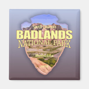 Badlands National Park (arrowhead) Magnet