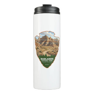 " Badlands National Park Arrowhead" Thermal Tumbler