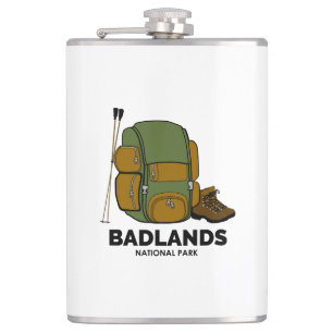 Badlands National Park Backpack Hip Flask