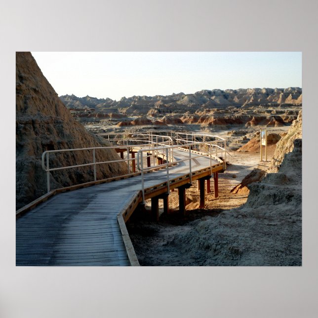 Badlands National Park Boardwalk Poster (Front)