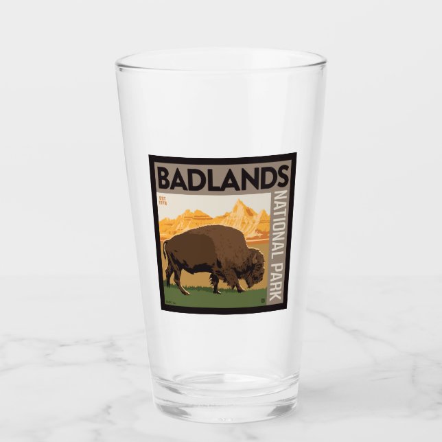 Badlands National Park | Buffalo Glass (Front)