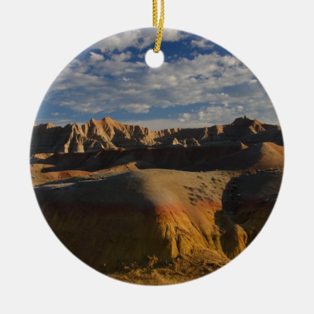 Badlands National Park Ceramic Tree Decoration (Front)