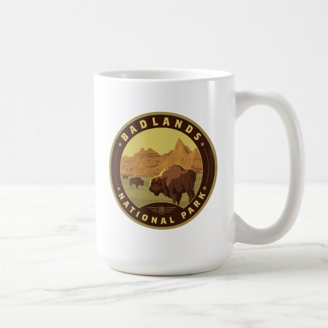 Badlands National Park Coffee Mug (Right)