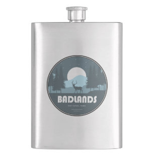 Badlands National Park Deer Hip Flask