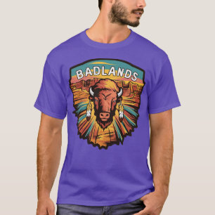 Badlands National Park Dramatic Bison T-Shirt
