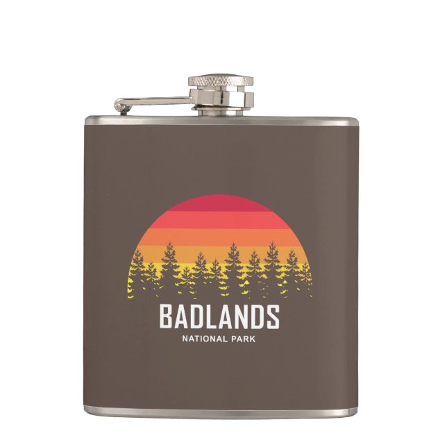Badlands National Park Hip Flask (Front)