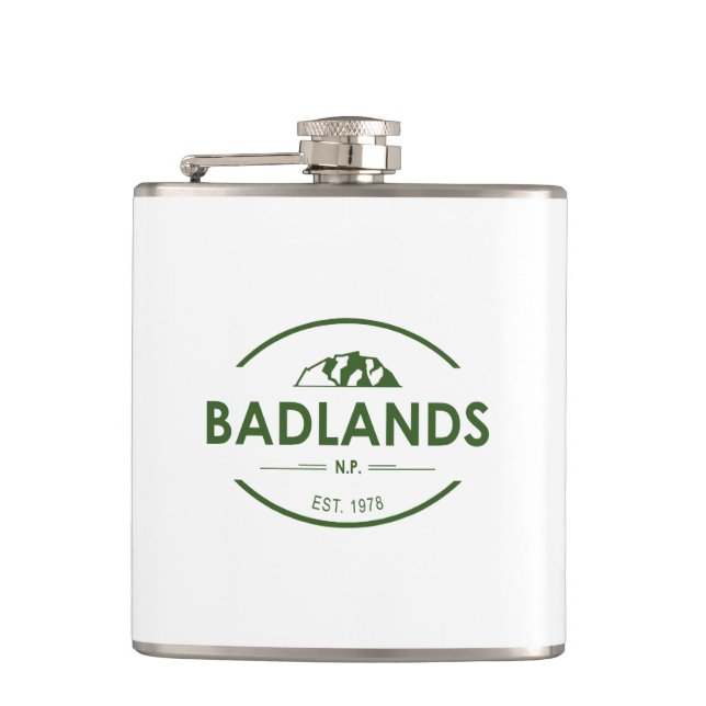 Badlands National Park Hip Flask (Front)