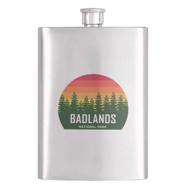 Badlands National Park Hip Flask (Front)