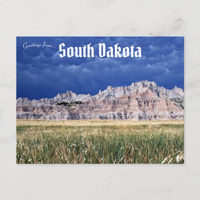 Badlands National Park in South Dakota Postcard (Front)