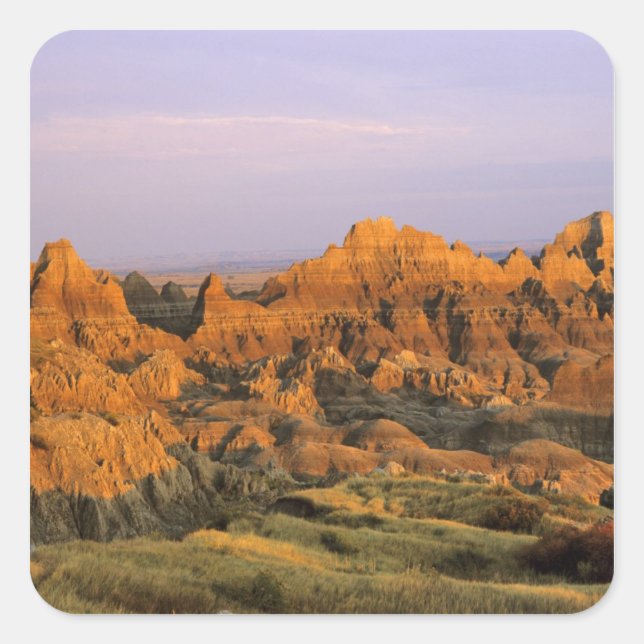 Badlands National Park in South Dakota Square Sticker (Front)