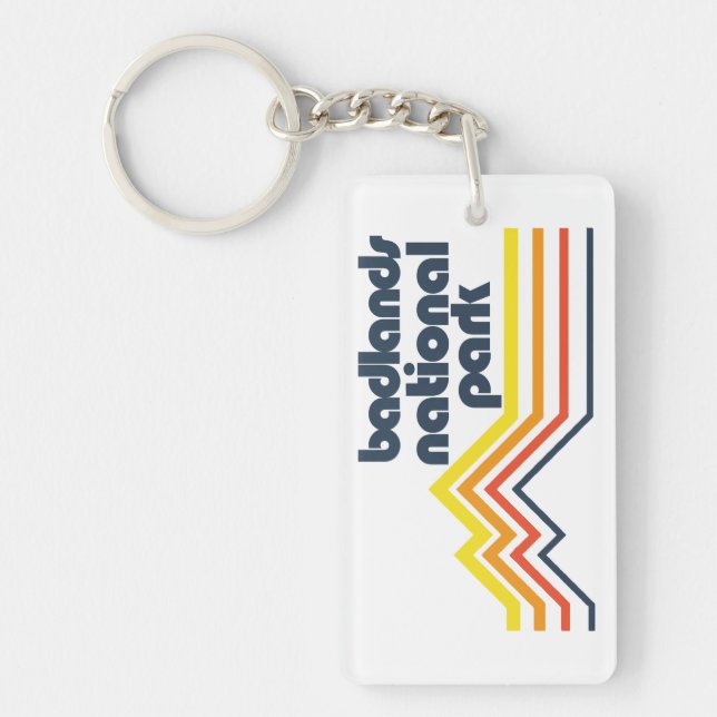 Badlands National Park Key Ring (Front)