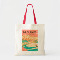 Badlands National Park Landscape Vintage