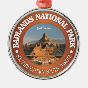 Badlands National Park Metal Tree Decoration