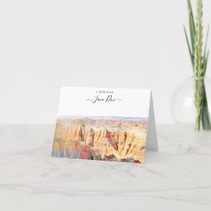 Badlands National Park Personalised Note Card