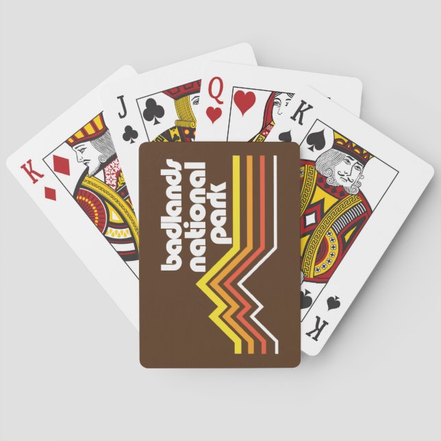 Badlands National Park Playing Cards (Back)