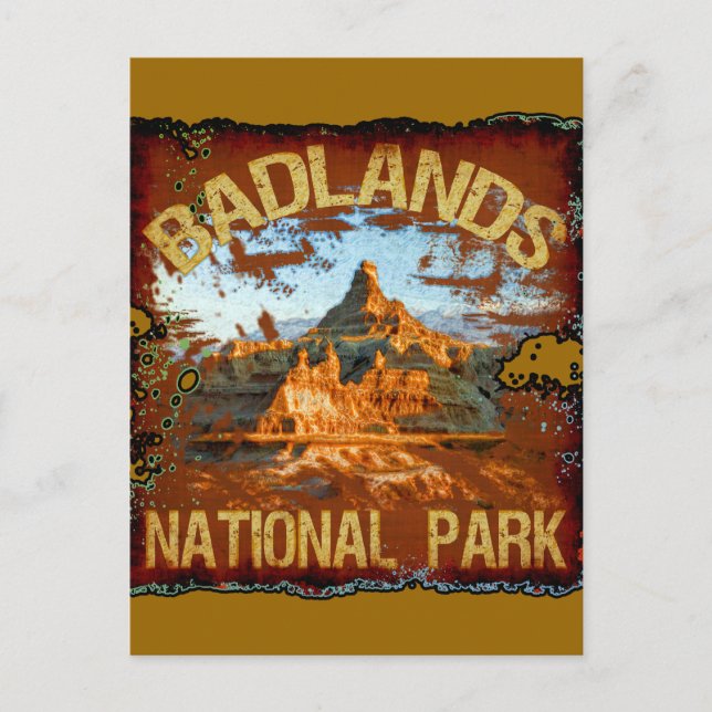 Badlands National Park Postcard (Front)