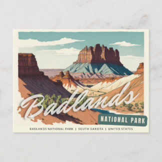 Badlands National Park Postcard