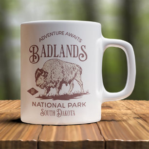 Badlands National Park South Dakota Funny Travel Coffee Mug