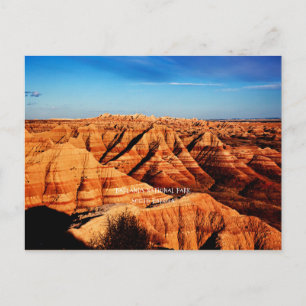 Badlands National Park,South Dakota Postcard