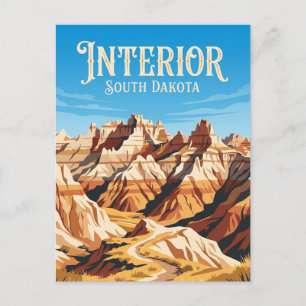 Badlands National Park South Dakota Postcard