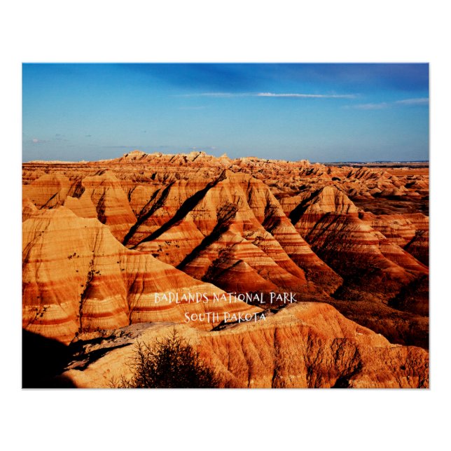 Badlands National Park, South Dakota Poster (Front)
