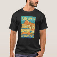 Badlands National Park South Dakota Poster Design