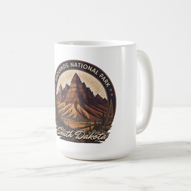 Badlands National Park South dakota road trip Coffee Mug (Front Right)