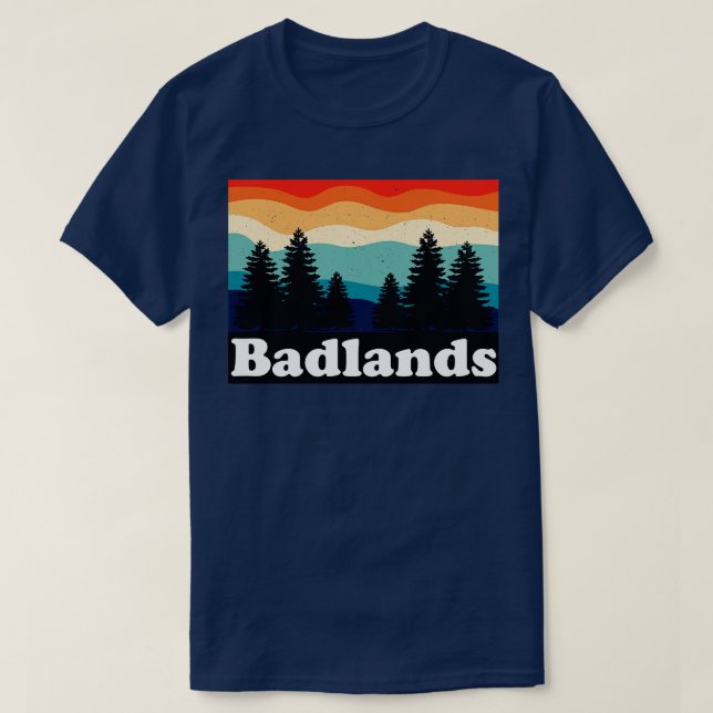 Badlands National Park South Dakota T-Shirt (Design Front)