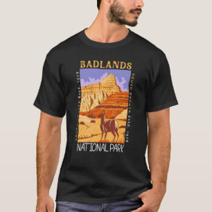 Badlands National Park South Dakota Vintage T-Shirt