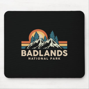 Badlands National Park Souvenir Hiking Camping Out Mouse Mat