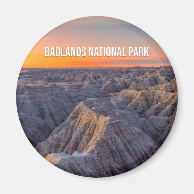 Badlands National Park Souvenir Magnet (Front)