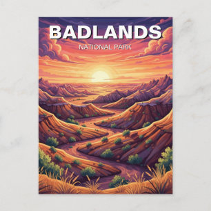 Badlands National Park Souvenir Postcard