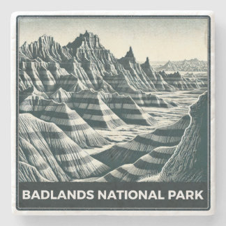 Badlands National Park Stone Coaster