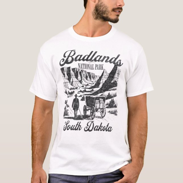 Badlands National Park  T-Shirt (Front)