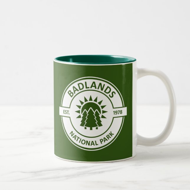 Badlands National Park Two-Tone Coffee Mug (Right)