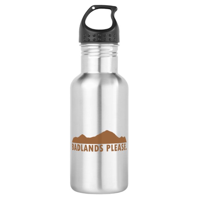 Badlands Please 532 Ml Water Bottle (Front)