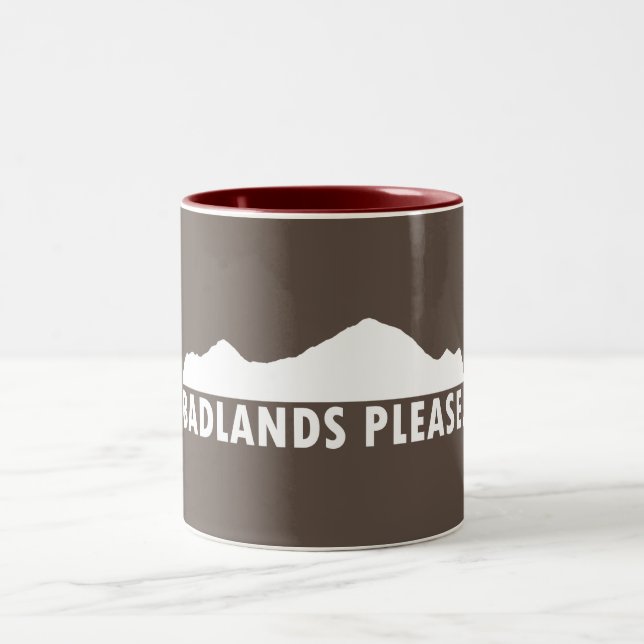 Badlands Please Two-Tone Coffee Mug (Center)
