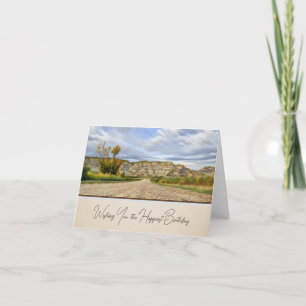 Badlands Scene - Birthday Card
