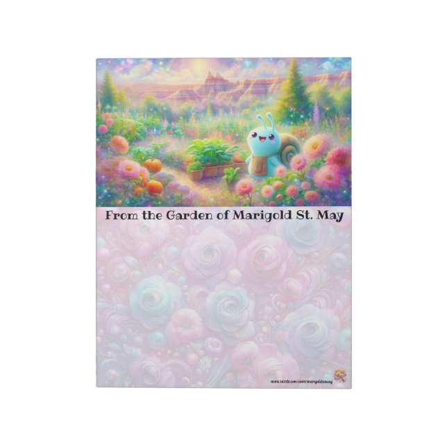 Badlands Snail Garden Notepad (Rotated)