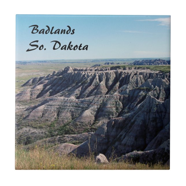 Badlands, South Dakota Tile (Front)