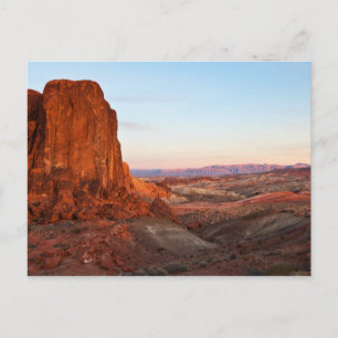 Badlands Sundown Postcard