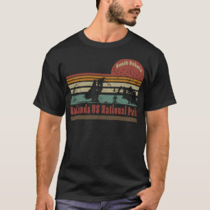 Badlands US National Park South Dakota Travel T-Shirt